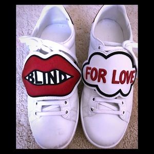 Authentic gently used BLIND FOR LOVE sneakers ❤️ SOLD LOCAL